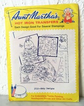 Aunt Martha&#39;s Hot Iron Transfers - Baby Designs #3746 - $3.33