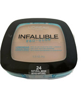 L&#39;Oreal Infallible Pro Glow Longwear Natural Beige Pressed Powder Makeup 24 - $9.89