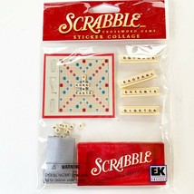 Scrabble Board Game Hasbro Jolee&#39;s Boutique 3D Sticker Scrapbook Craft R... - $12.86