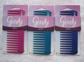 2 Goody Comb it Thru Detangling Rake Hair Comb Wide Teeth Wet Dry Tangle... - $12.00