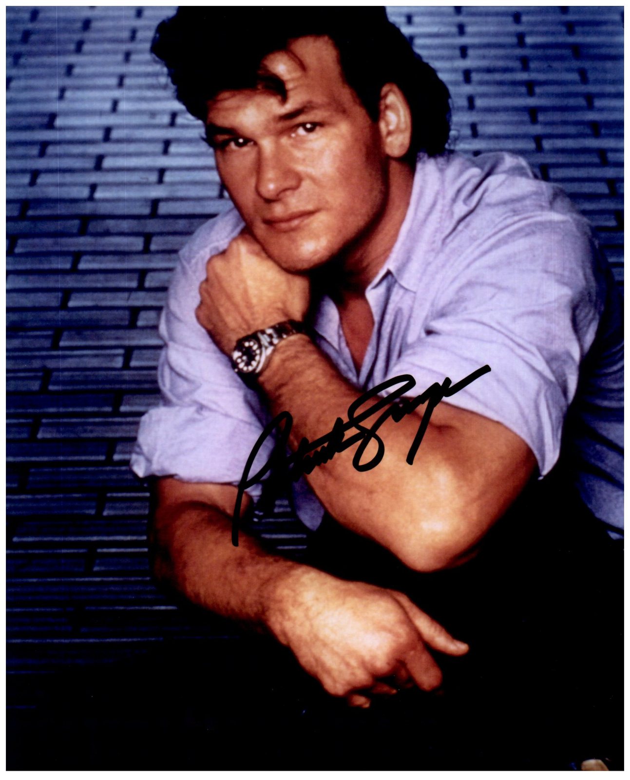 PATRICK SWAYZE Signed Autographed 8X10 Photo w Certificate of 