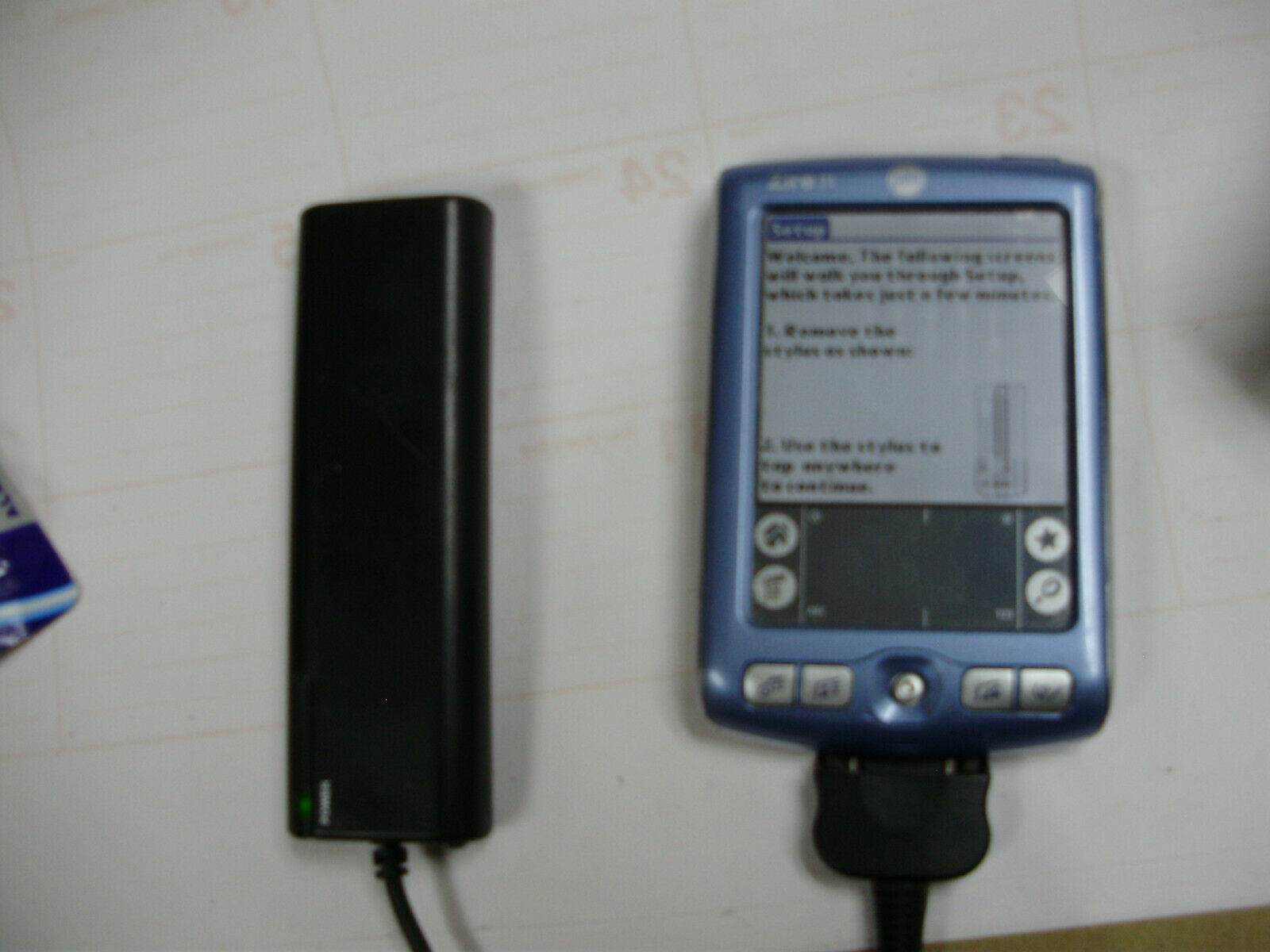PALM ZIRE 71 HANDHELD PDA ORGANIZER CAMERA + AA battery pack, case