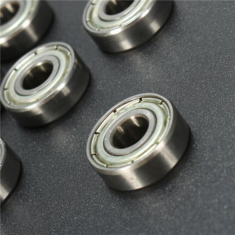 10pcs/set 696ZZ Miniature Roller Bearing Shafts Deep Groove Steel