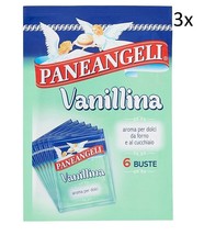 3x paneangeli vanillina by Dolci vanillin flavour for sweets (6 x 0,5g) - $17.16