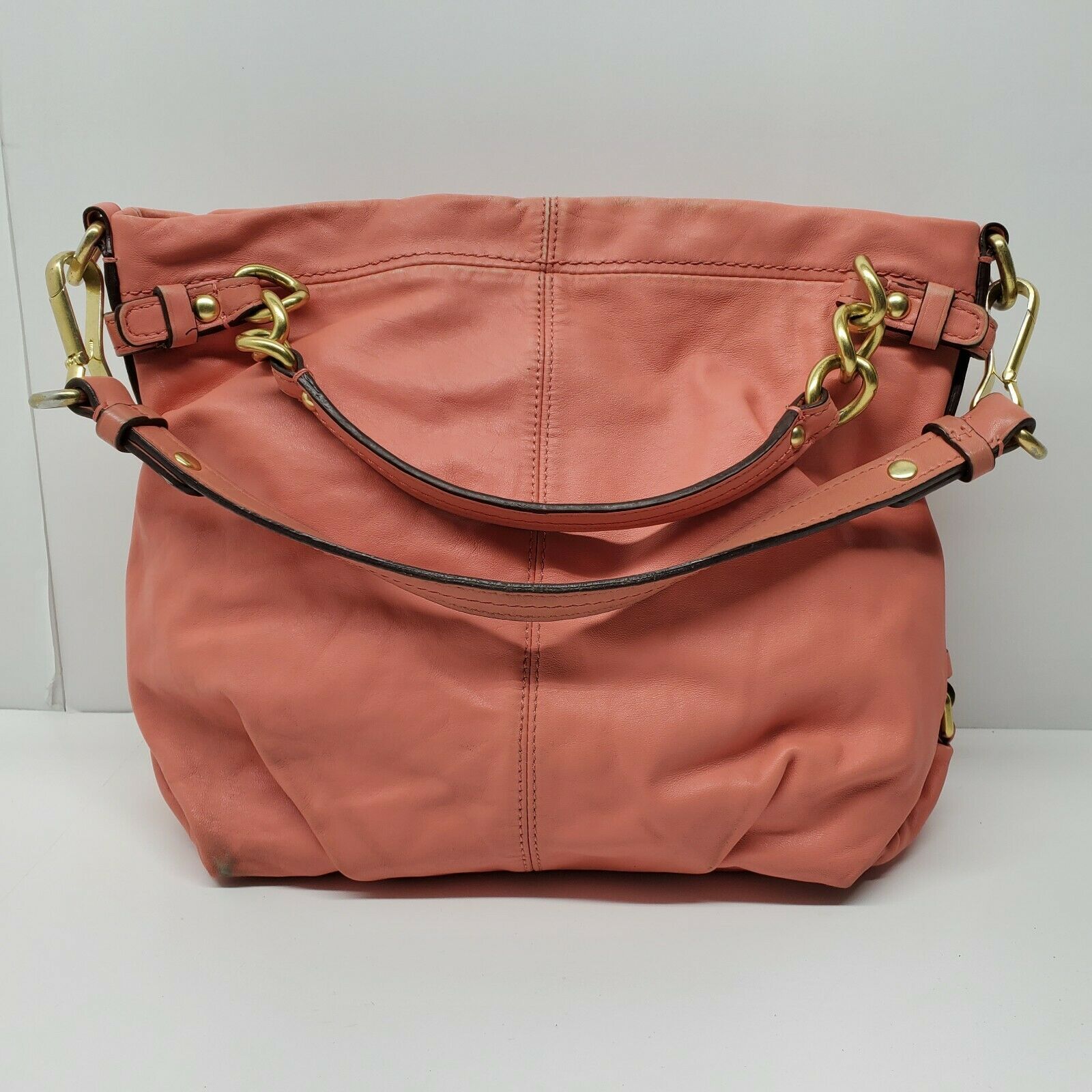 salmon pink bag