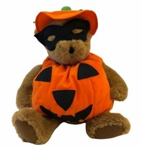 Build A Bear Pumpkin Costume Teddy Bear Plush Jack O Lantern Halloween M... - $34.60