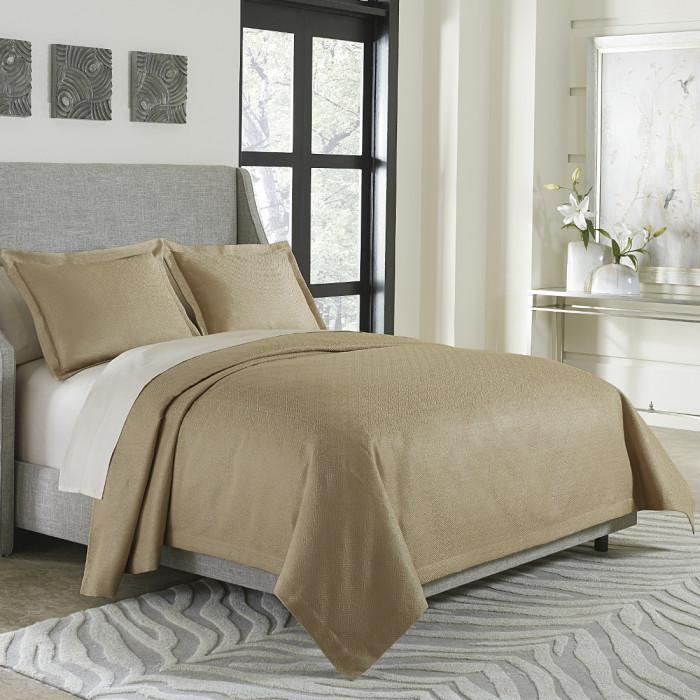 Alton 3 Pc King Bed Throw Set In Gold