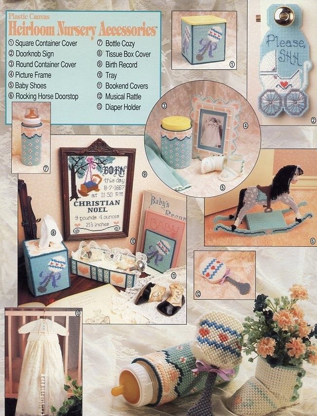 Plastic Canvas Can /& Bottle Cozies Patterns New Annie/'s Attic