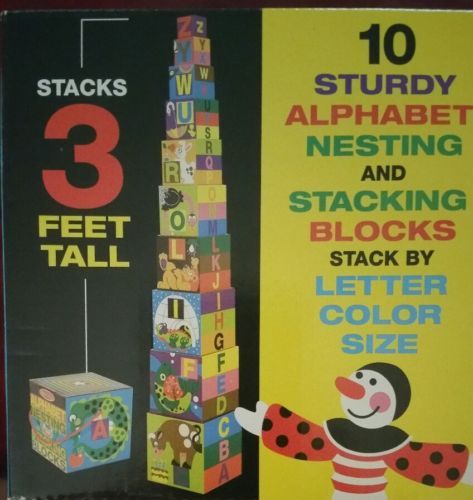 melissa and doug alphabet nesting and stacking blocks