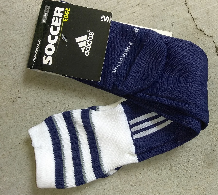 navy blue adidas soccer socks