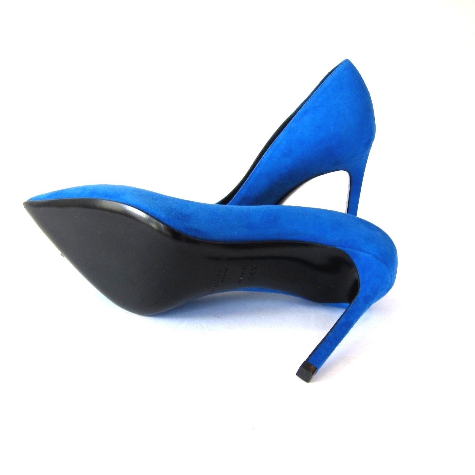 electric blue high heels