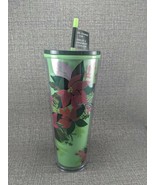 Starbucks COLOR CHANGING 2021 LIMITED Holiday Green Poinsettia 24oz. NWOB - $38.56