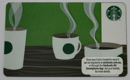 Starbucks Australia Gift Card 2013 Green Dot Cup New - $7.99