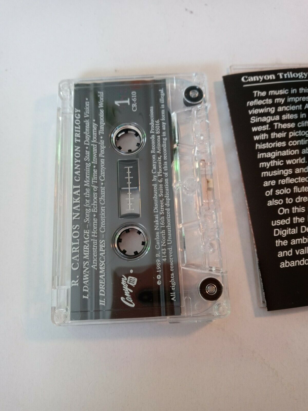Canyon Trilogy R. Carlos Nakai Cassette and similar items