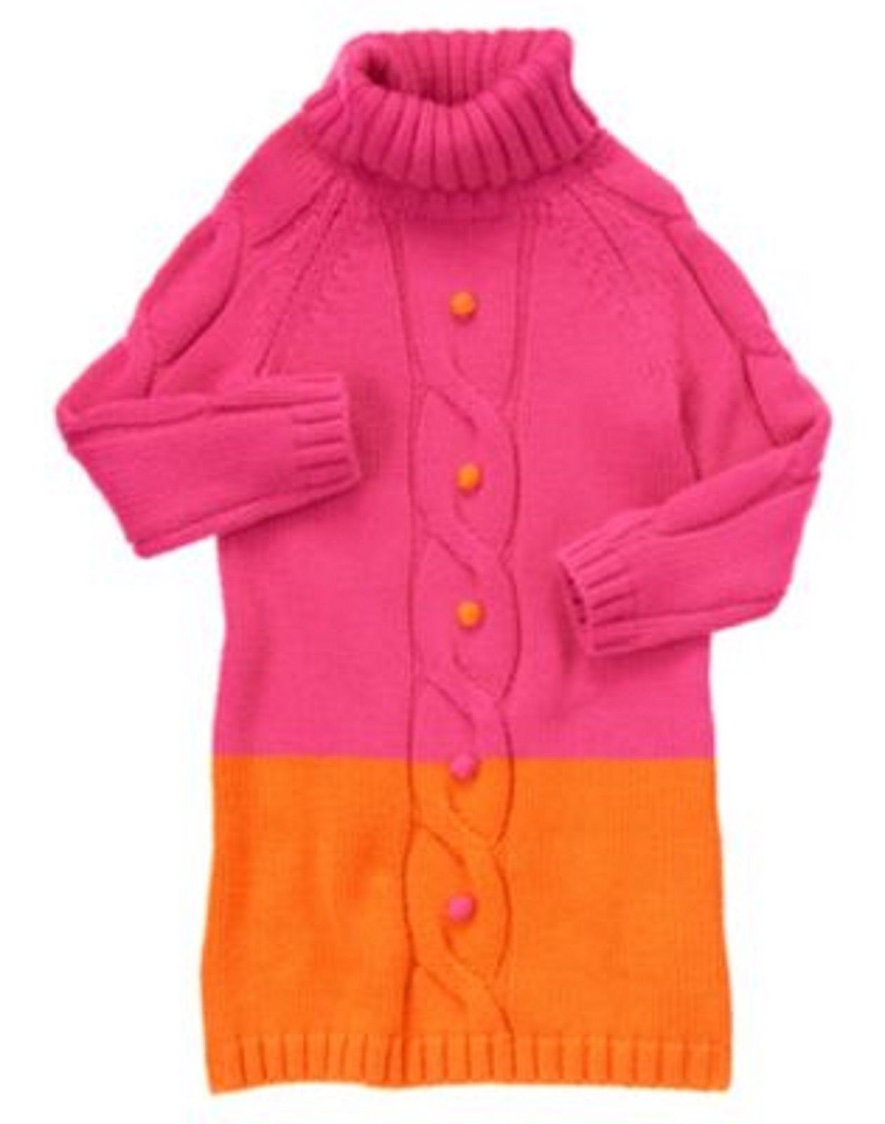 Gymboree NWT GIRLS BEST FRIEND Sweater Jumper Dress Dot Brown Light Blue 2 3
