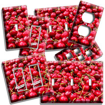 SWEET RED FARM CHERRIES LIGHT SWITCH PLATES OUTLET KITCHEN DINING ROOM A... - $10.99+