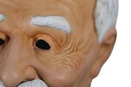 Vintage Ceramic Handmade Old Man Head Mask Bust Sculpture Signed by Artist image 6
