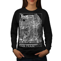 San Francisco Map Fashion Jumper America Town Women Sweatshirt - $18.99
