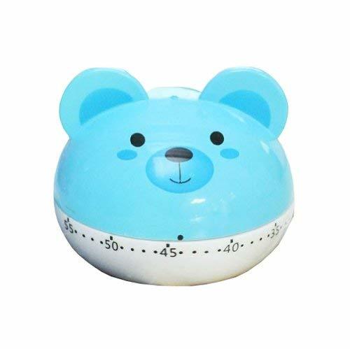 PANDA SUPERSTORE [Blue Bear] 2.6 Cute Mechanical Movement Kitchen Timer/Reminde