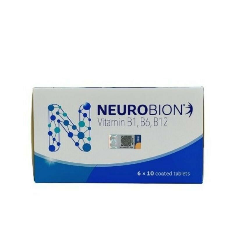 60s Vitamin B1, B6, B12 Neurobion Nerve Relief Numbness Health