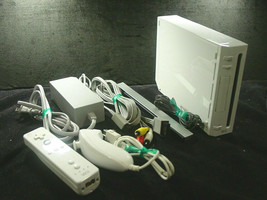 Nintendo Wii Gamecube Compatible White Console System Bundle Remote Nunc... - $1,000.00