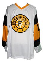 Any Name Number Niagara Falls Flyers Retro Hockey Jersey White Any Size image 4