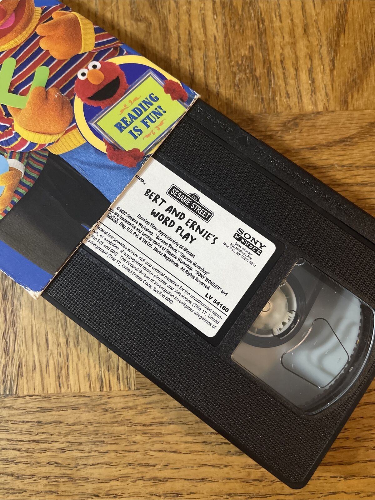 Sesame Street Bert And Ernie’s Word Play VHS - VHS Tapes