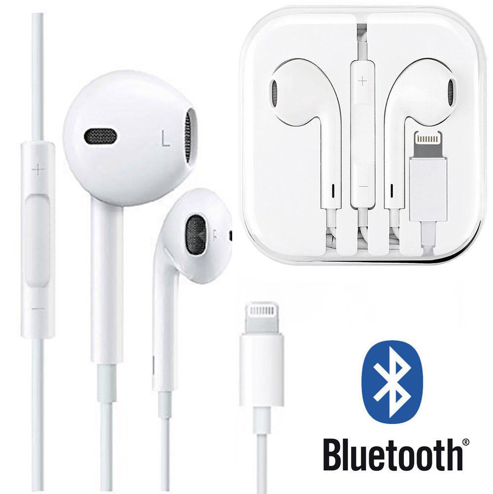 New Wired Bluetooth Earphones Headphones For iPhone 11 Pro XR XS Max X ...