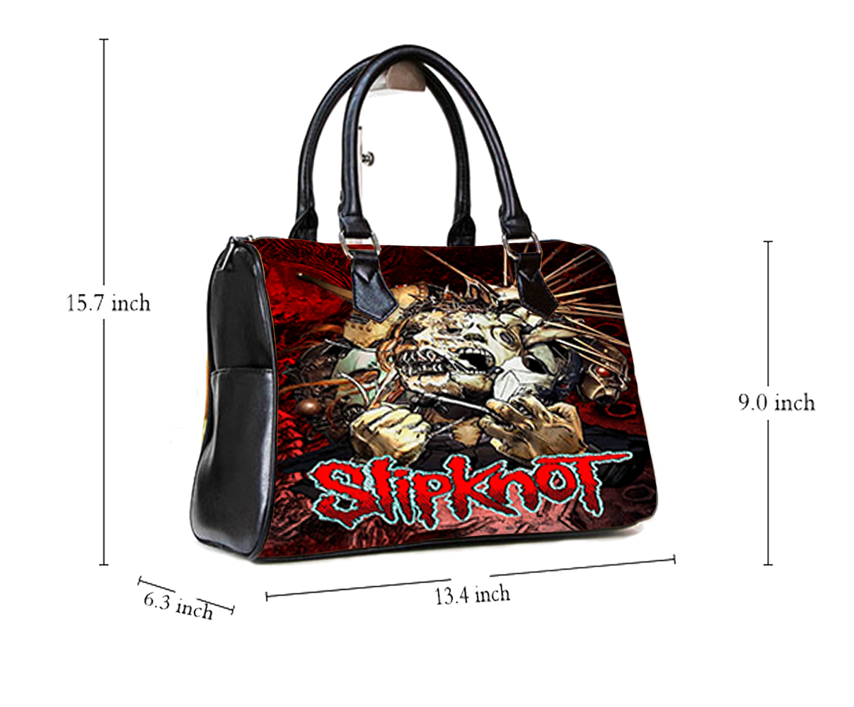 Slipknot Tote Bags Women Leather Handbags Purses - Handbags & Purses