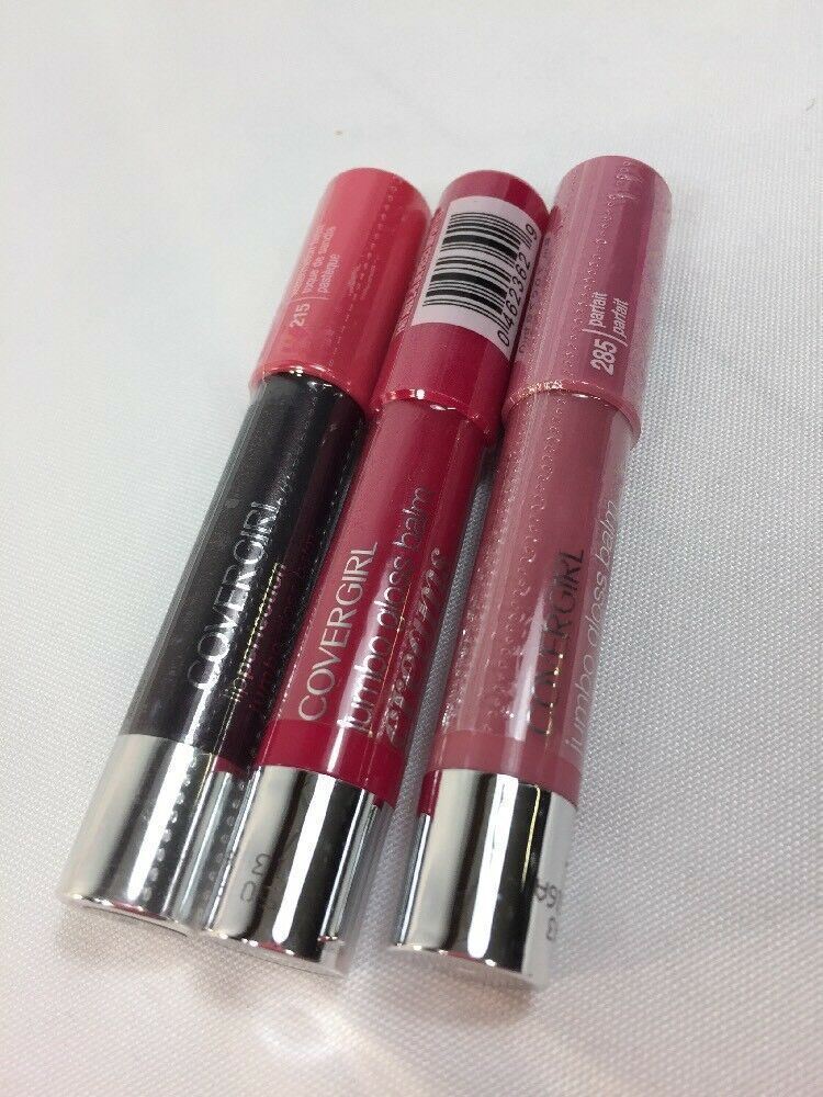 (3) COVERGIRL 285 Parfait 295 Strawberry 215 WaterMelon Twist Jumbo Gloss Balm - $11.64