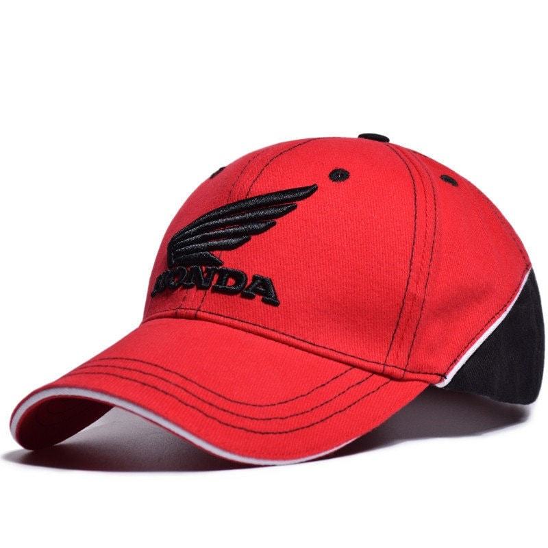 HONDA Hat Red Black Wing F1 MotoGP Cap