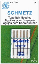 Schmetz Topstitch Machine Needles-Size 100/16 5/Pkg - $9.14