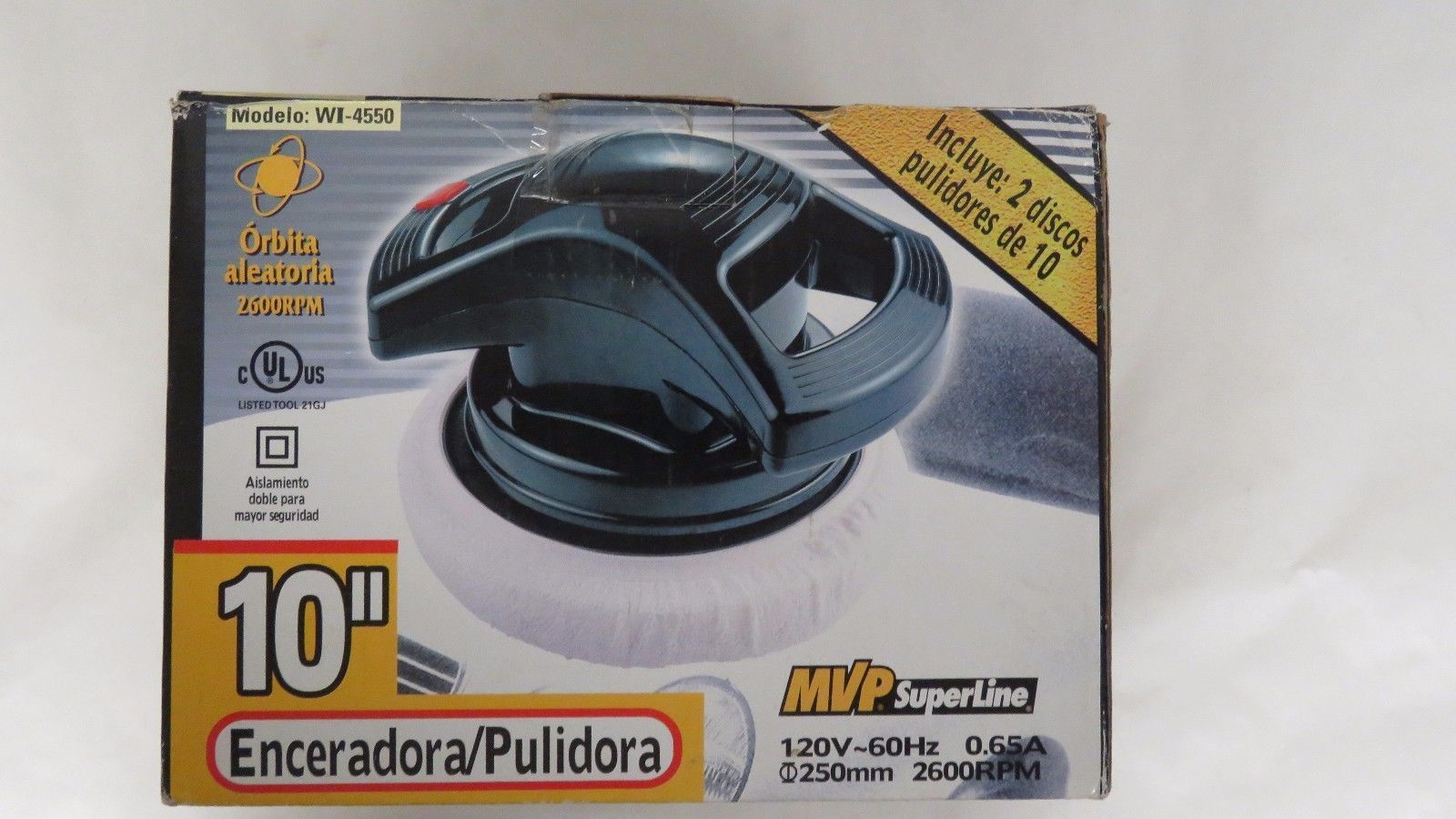 MVP Superline Buffer Polisher 10" 120v 60hz WI4550 2600 RPM Parts