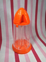 Fab Vintage 1970&#39;s Orange Plastic 6 Section BeeHive Spice Dispenser Hong... - $12.00