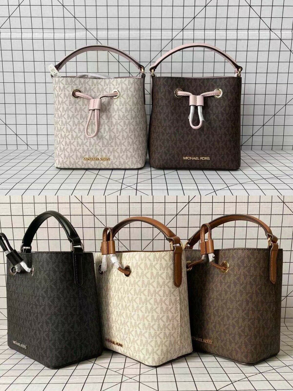 Michael top Kors Suri small bucket