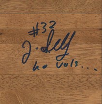 Josh Selby Signed Floorboard Tennessee w/ Go Vols Inscription Kansas
