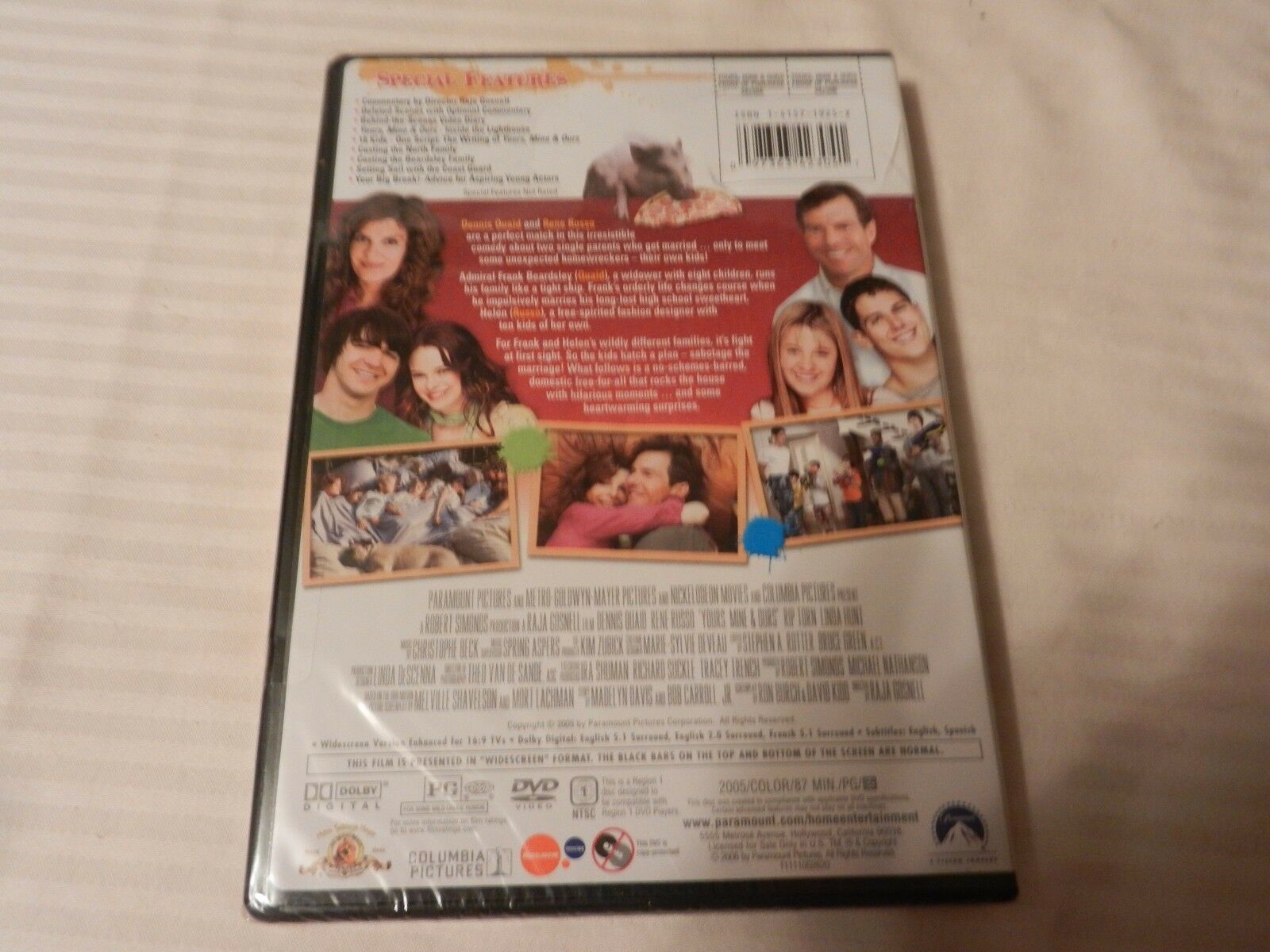 Yours, Mine, & Ours (DVD, 2006, Widescreen Version) Dennis Quaid, Renee ...