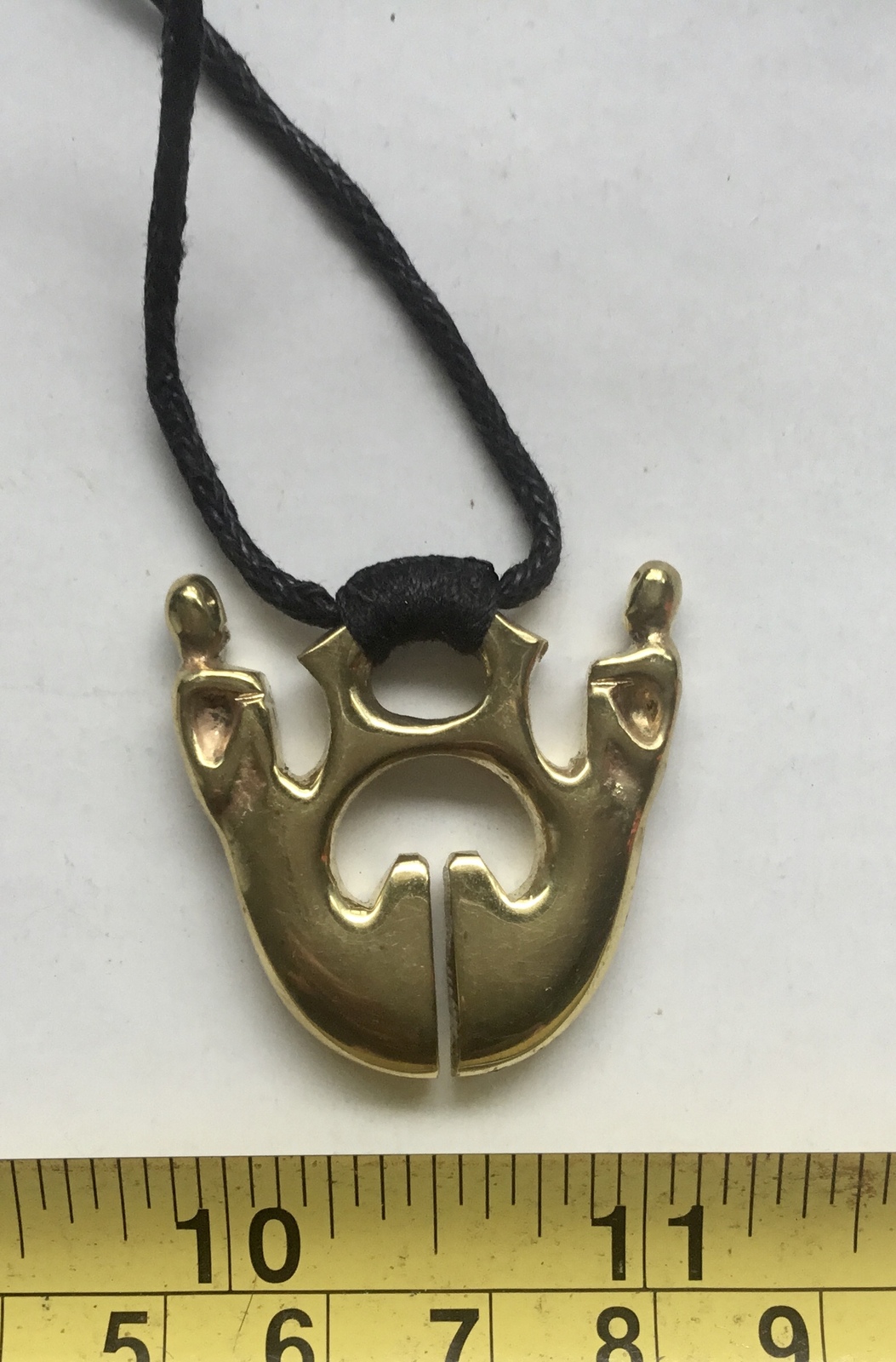 Philippine Ifugao tribal Brass Fertility pendant bulul rice gods ...