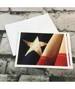 Hallmark Blank Notecards Patriotic Stars And Stripes Set Of 8 With Envelopes - $9.89