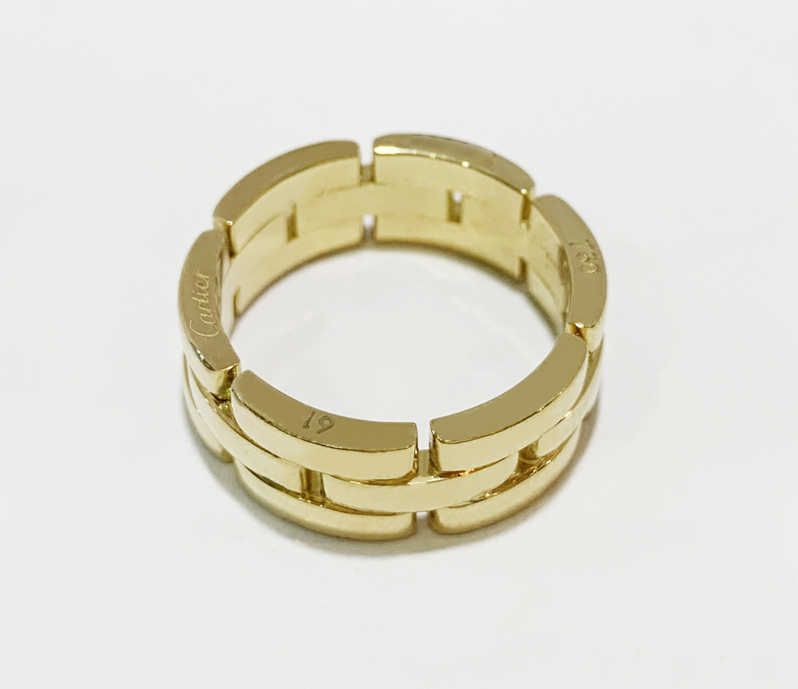 Cartier Maillon Panthere 18 Karat Yellow Gold Ring size 61 - Other