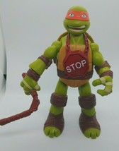 2014 Playmates Teenage Mutant Ninja Turtles TMNT Michelangelo Weapon Stop figure - $7.83