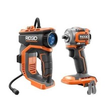 18V Cordless 2-Tool Combo Kit with Digital Inflator and SubCompact Brushless  - $300.99