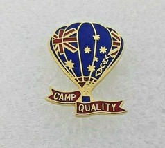 Camp Quality Hot Air Balloon Hat Lapel Pin - Australian Flag VHUAV - $5.93