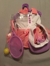 My Life 18" Doll TENNIS OUTFIT Racket Visor Ball Socks Fits 18" dolls - $28.70