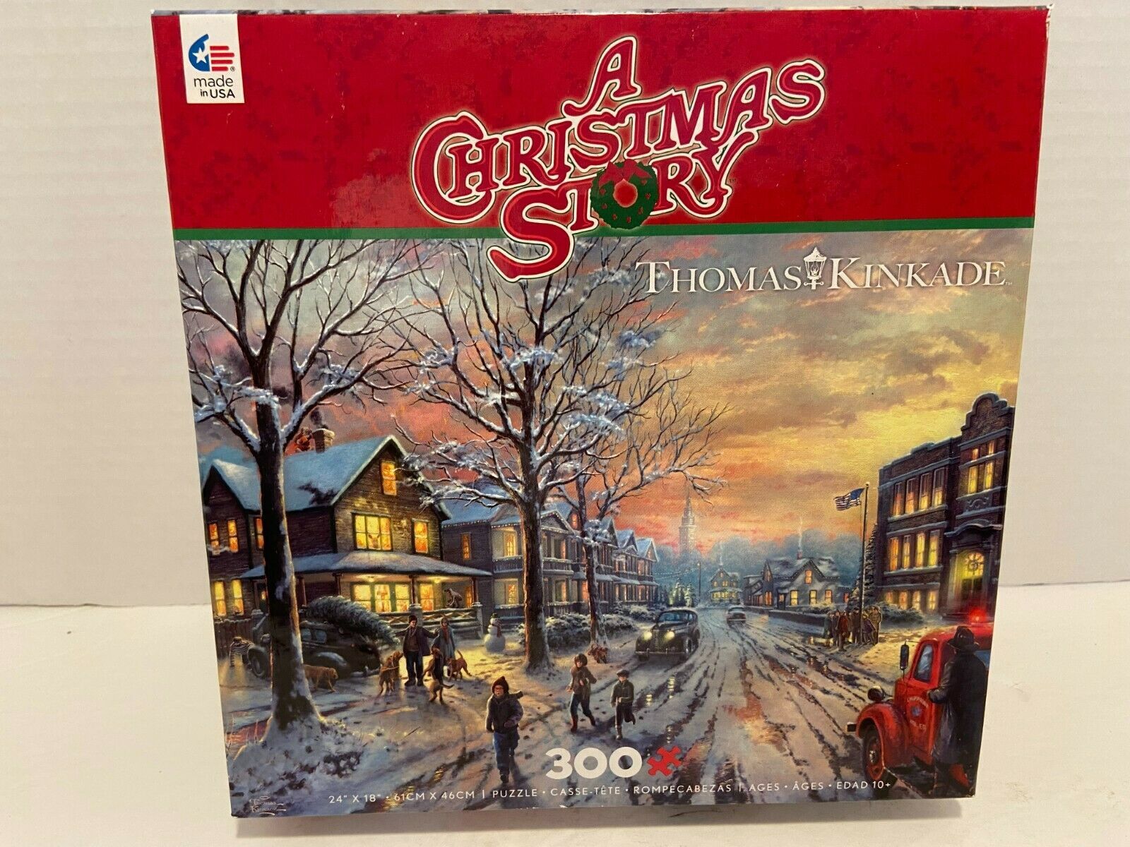 Thomas Kinkade 300 pc A Christmas Story Puzzle Made in U.S.A
