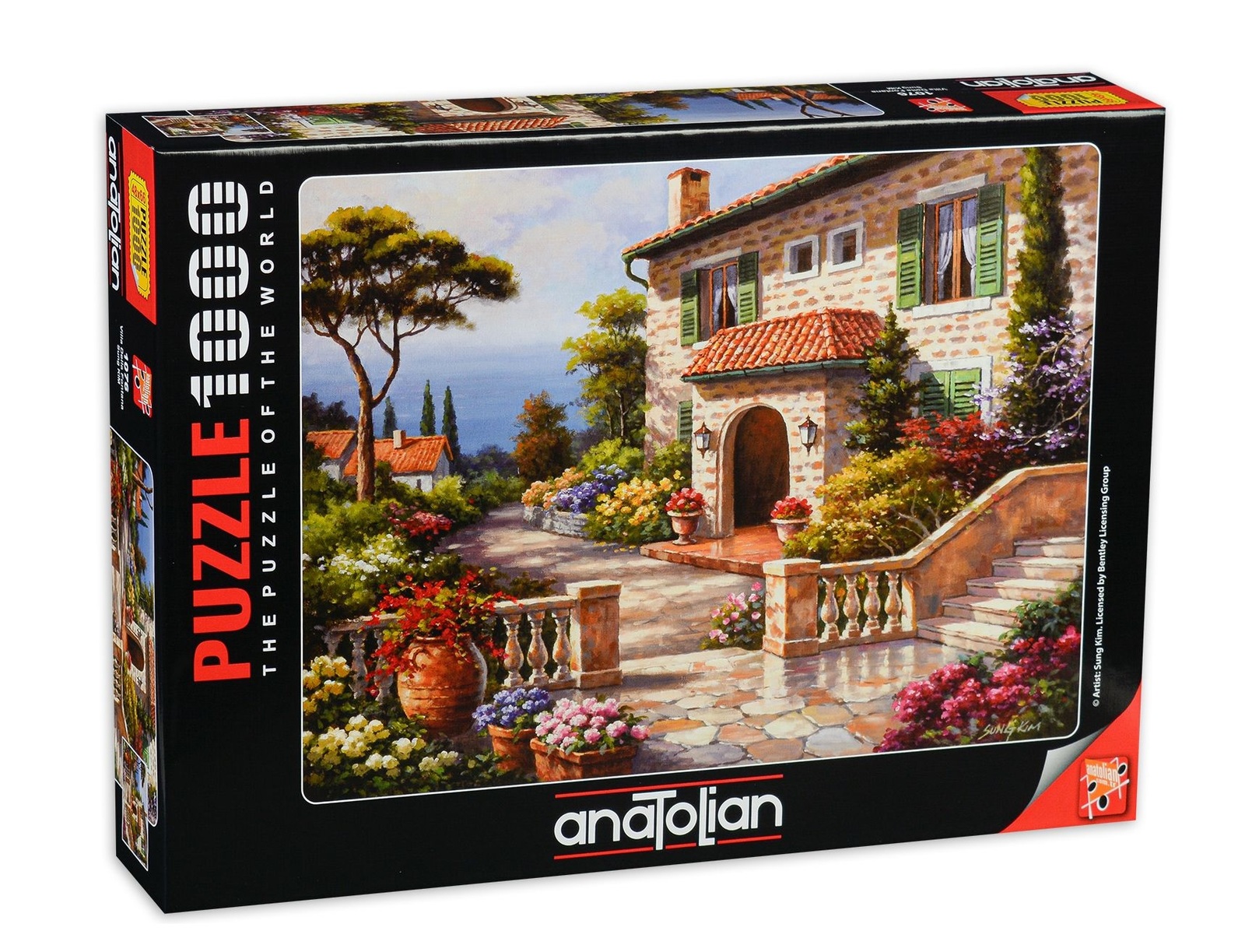 NEW Anatolian Jigsaw Puzzle 1000 Pieces Tiles "Villa Delle Fontana" by