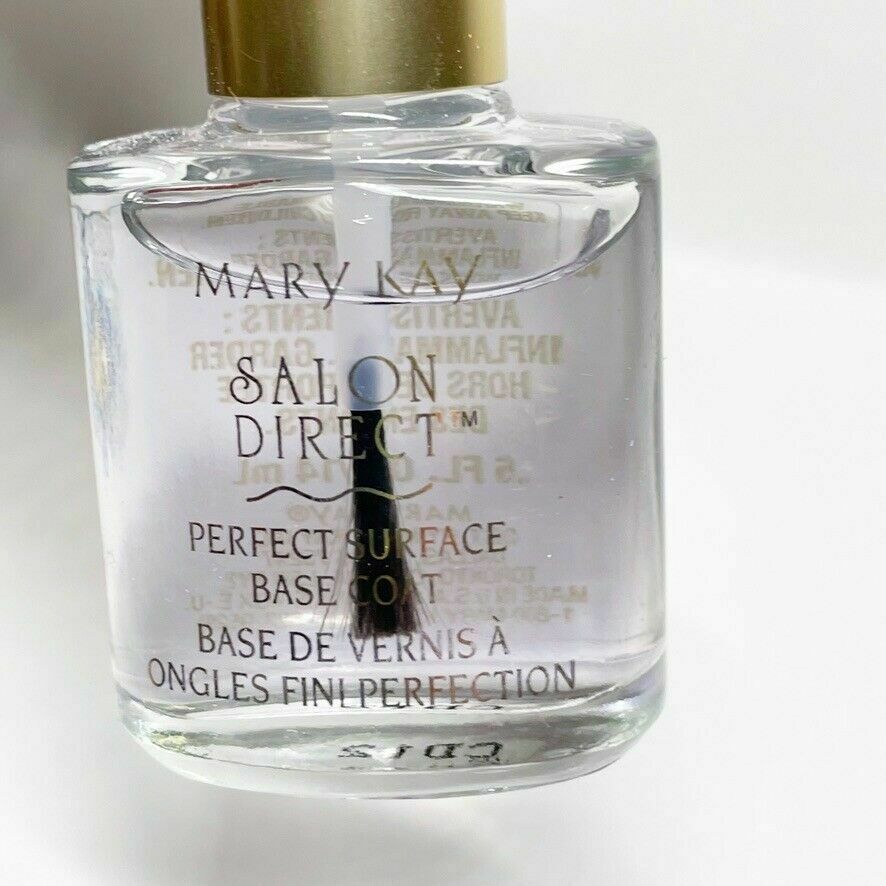 MARY KAY Salon Direct Long-Wearing Nail Enamel PERFECT SURFACE BASE COAT  New