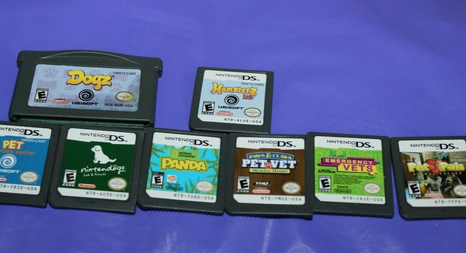 9 Nintendo Game Boy Advance And DS Video Games Pets Animals Nintendogs Dogz - Video Games