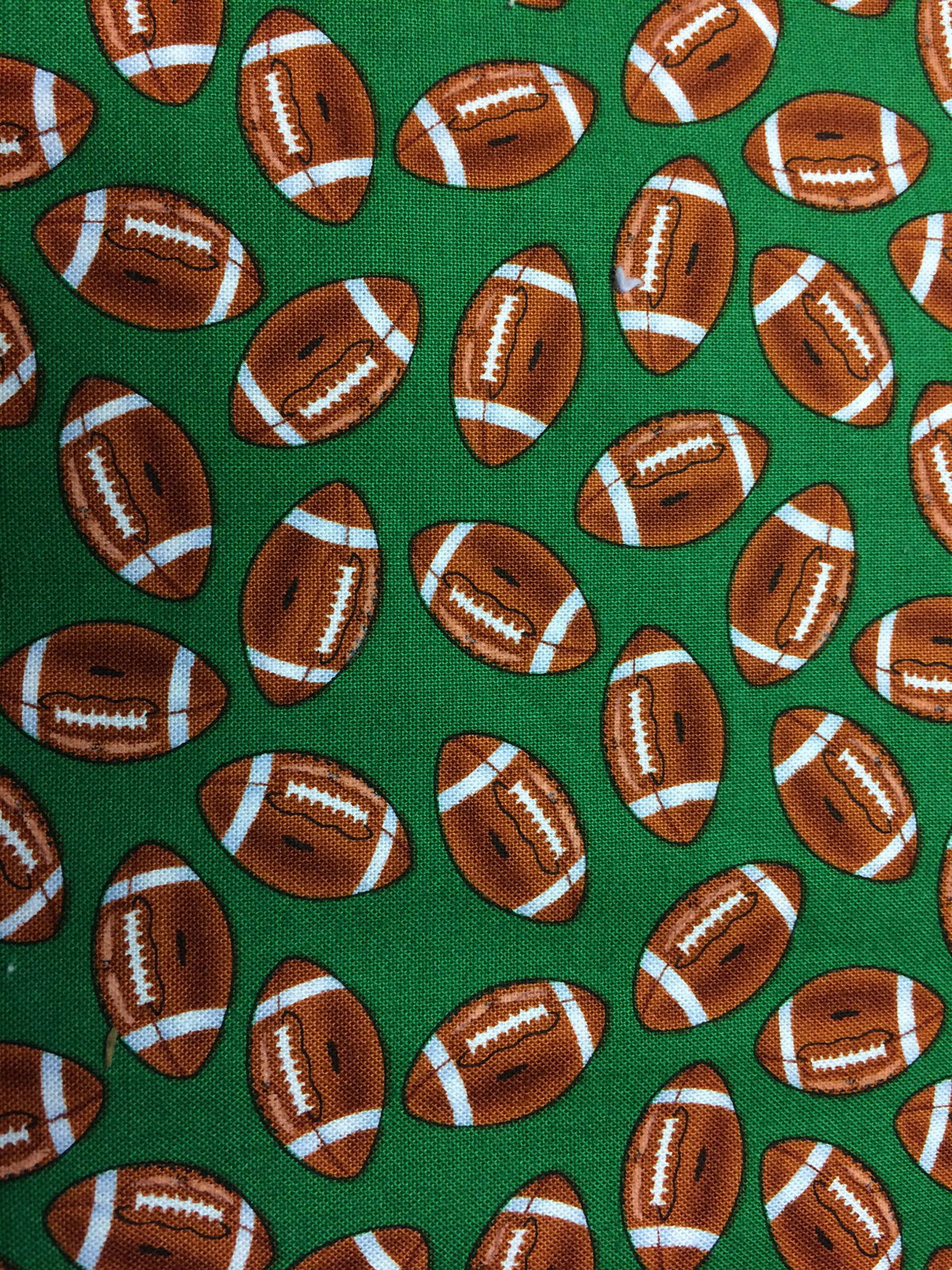 Football Print 100 Cotton Fabric Fabric