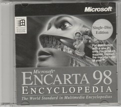 Microsoft Encarta 98 Encyclopedia  ~ CD-Rom for Windows NT / 95  ~ 1997 - $11.87